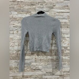Baby blue high neck sweater never worn